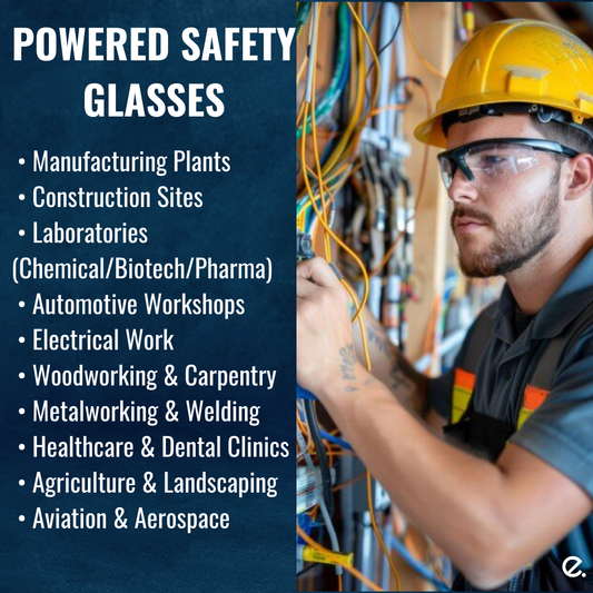 Powered Safety Glasses