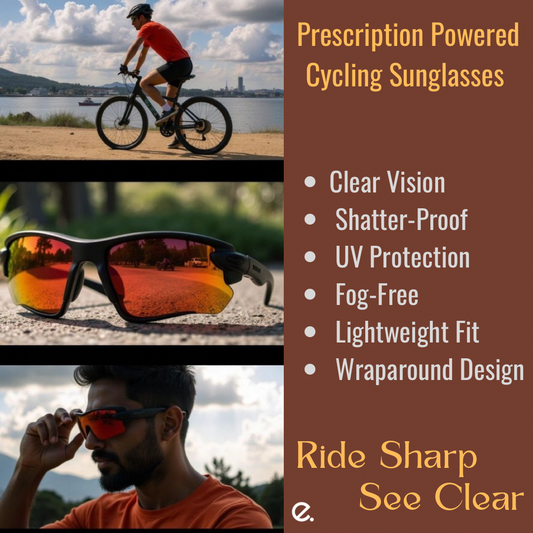 Powered Cycling Sunglasses