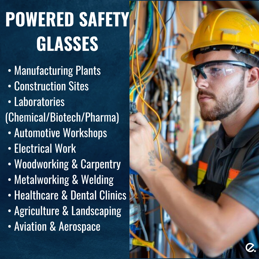 Powered Safety Glasses