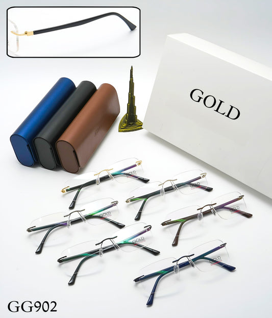 Gold Rimless without spring